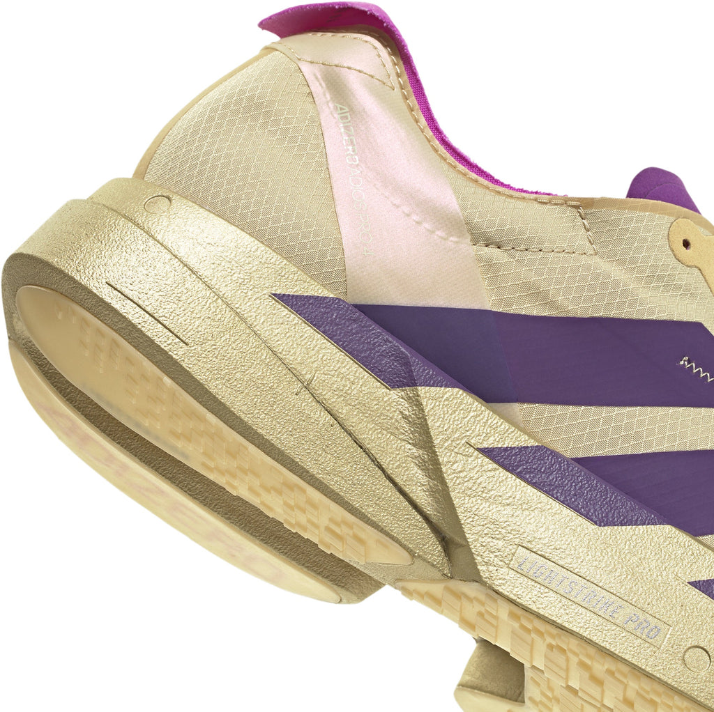 adidas Adizero Adios Pro 4 Mens Running Shoes - Beige