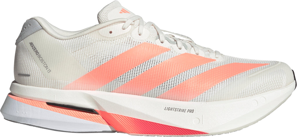 adidas Adizero Boston 13 Mens Running Shoes - Cream