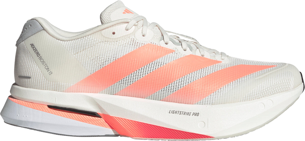 adidas Adizero Boston 13 Mens Running Shoes - Cream