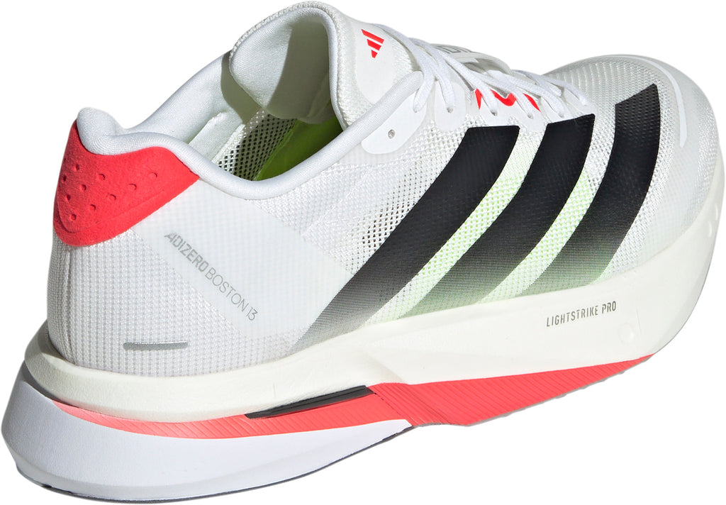 adidas Adizero Boston 13 Mens Running Shoes - White