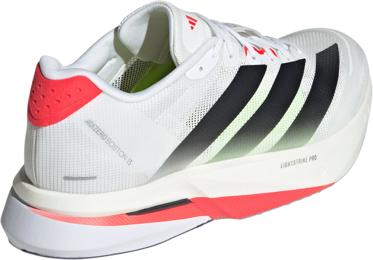 adidas Adizero Boston 13 Mens Running Shoes - White