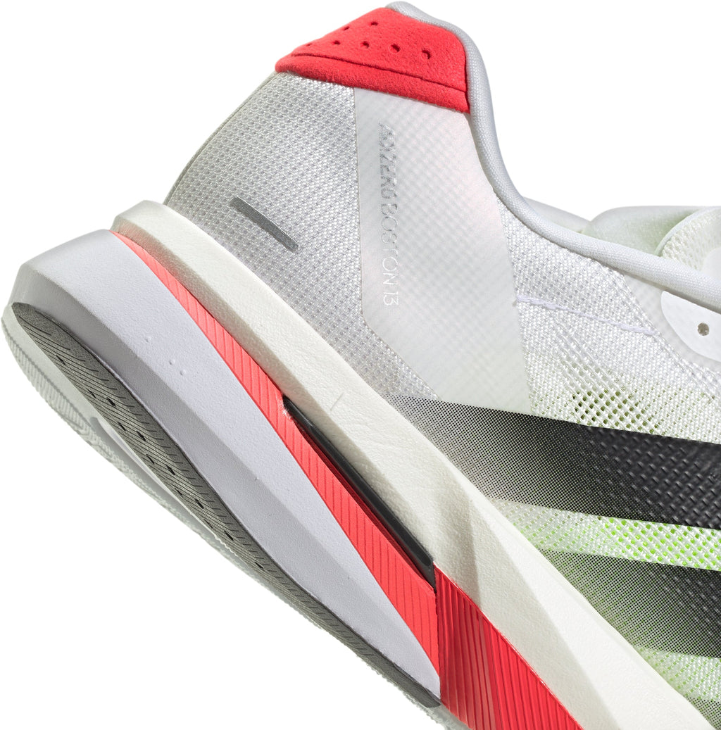 adidas Adizero Boston 13 Mens Running Shoes - White