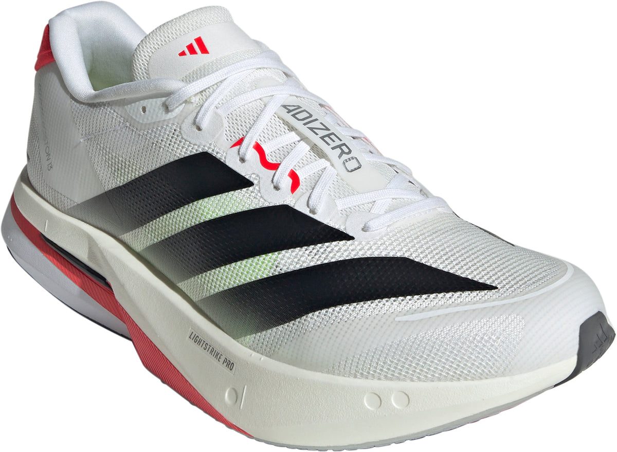adidas Adizero Boston 13 Mens Running Shoes - White