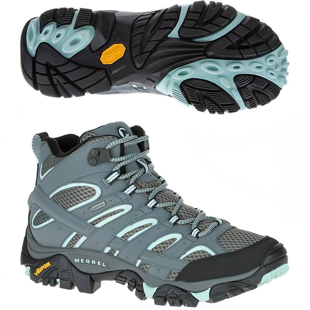 Merrell Moab 2 Mid GORE-TEX Womens Walking Boots - Blue