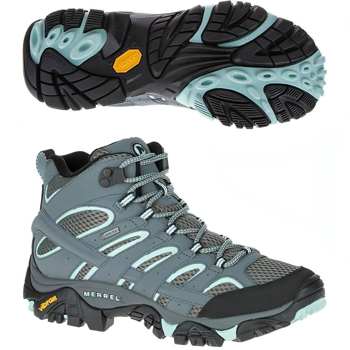 Merrell Moab 2 Mid GORE-TEX Womens Walking Boots - Blue