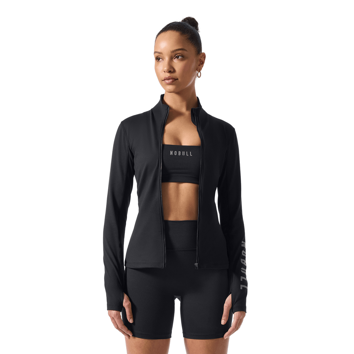 NOBULL Women's Matte Zip-Up Jacket